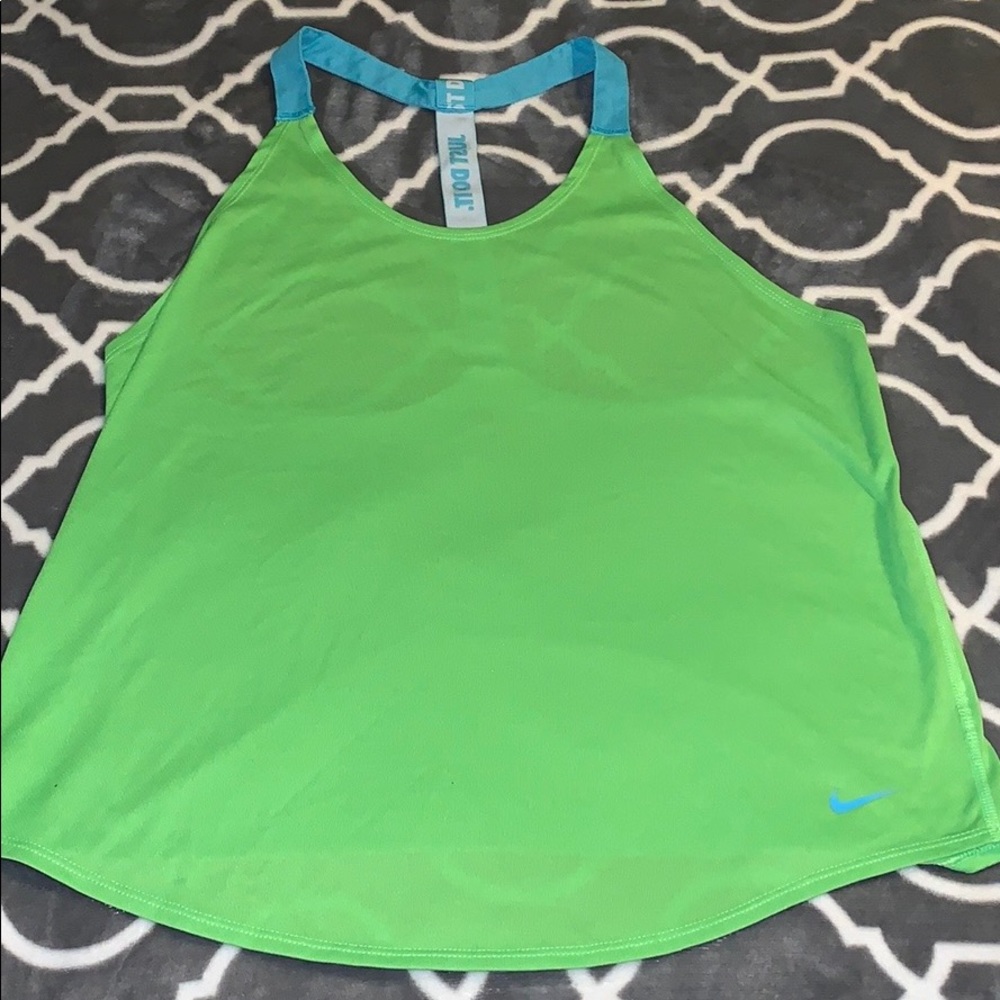 Nike just do it Dri-fit razor back tank